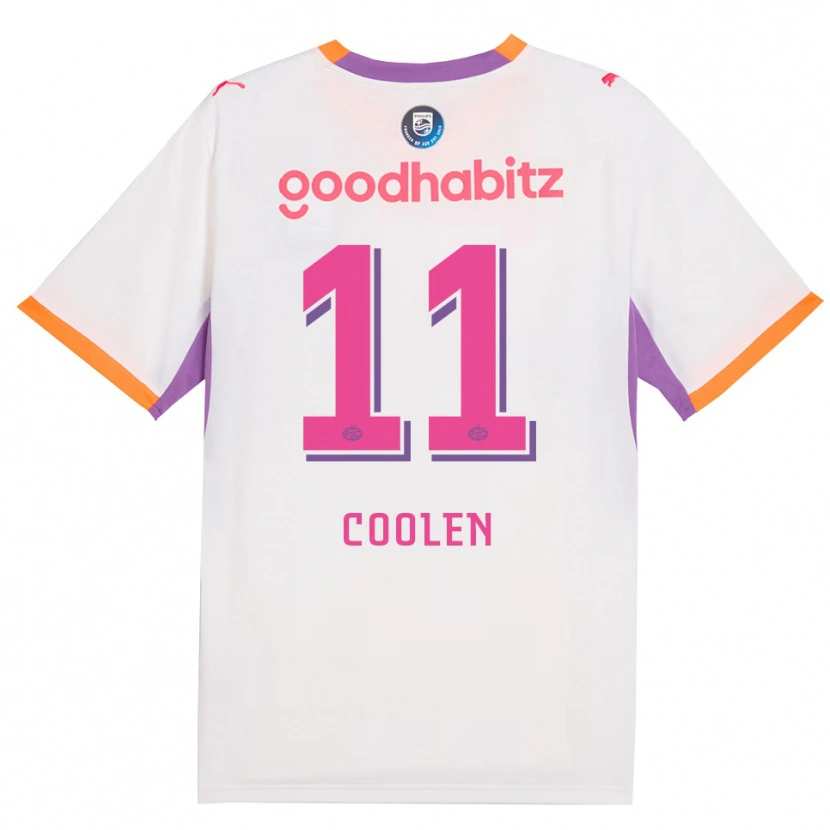 Danxen Herren Nadia Coolen #11 Weiß Violett Orange Auswärtstrikot Trikot 2026/27 T-Shirt Österreich