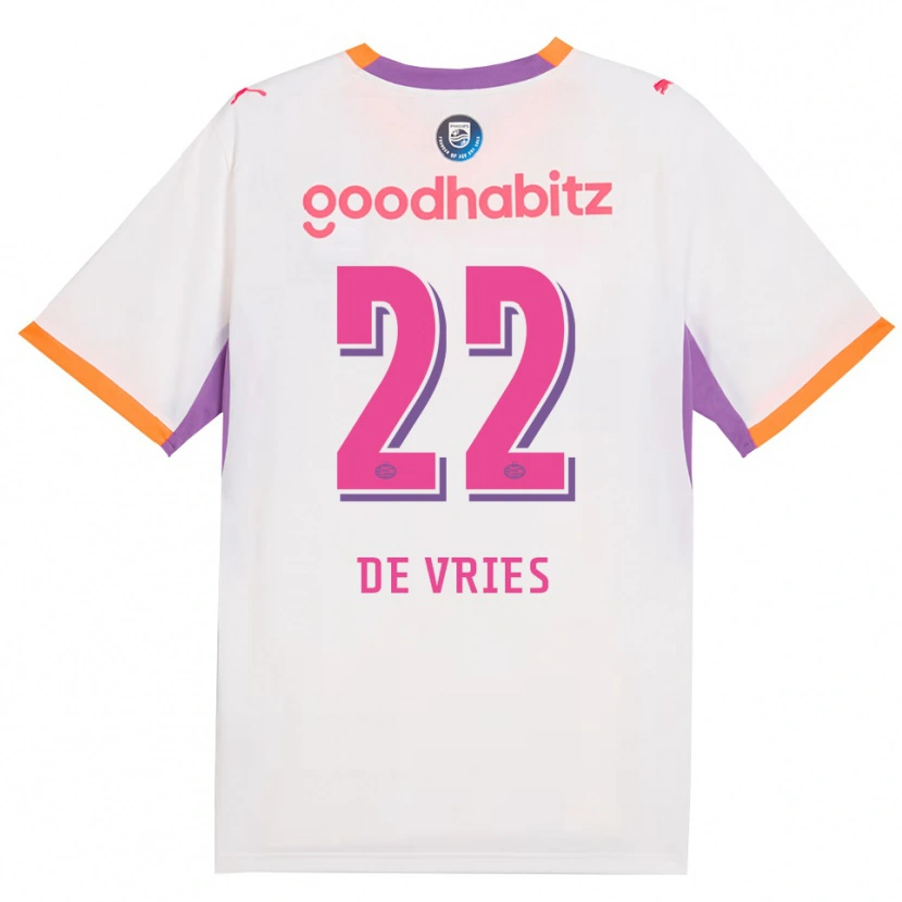Danxen Herren Lyam De Vries #22 Weiß Violett Orange Auswärtstrikot Trikot 2026/27 T-Shirt Österreich