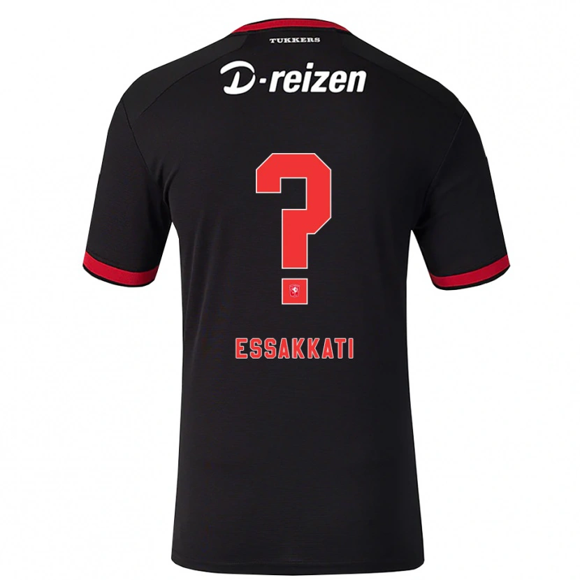 Danxen Herren Mohamed Essakkati #0 Rot Weiß Schwarz Auswärtstrikot Trikot 2026/27 T-Shirt Österreich