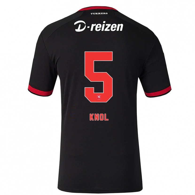 Danxen Herren Anna Knol #5 Rot Weiß Schwarz Auswärtstrikot Trikot 2026/27 T-Shirt Österreich