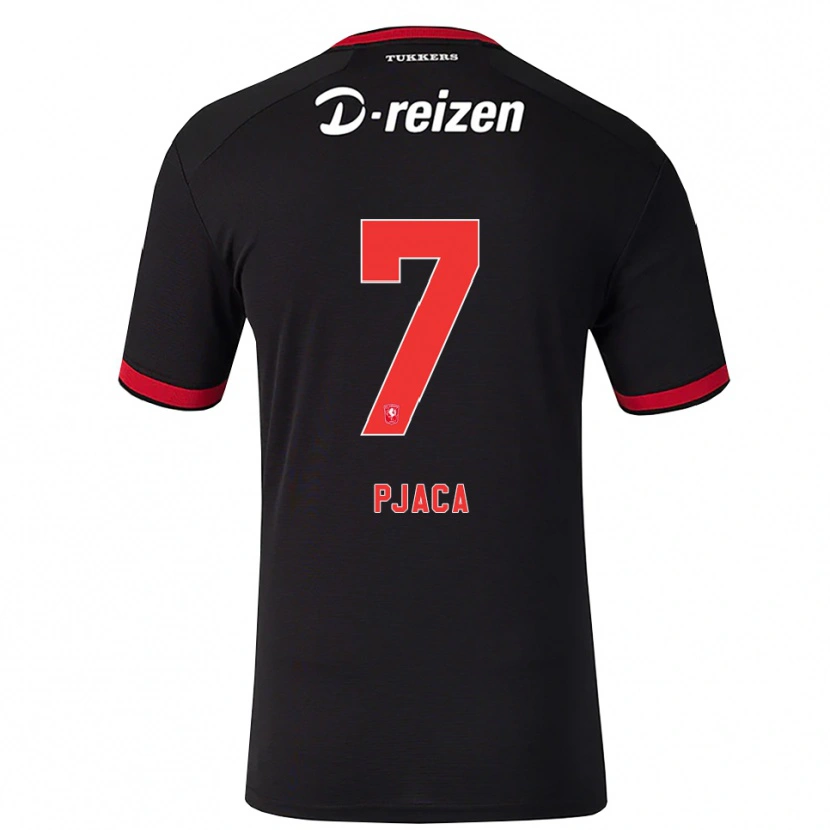 Danxen Herren Marko Pjaca #7 Rot Weiß Schwarz Auswärtstrikot Trikot 2026/27 T-Shirt Österreich
