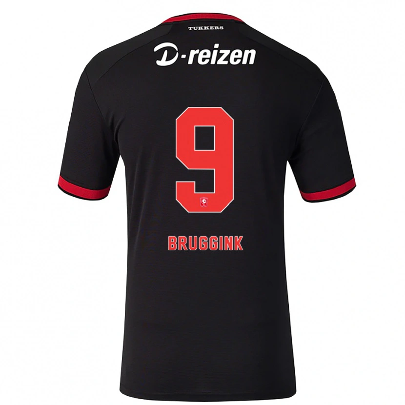 Danxen Herren Pim Bruggink #9 Rot Weiß Schwarz Auswärtstrikot Trikot 2026/27 T-Shirt Österreich