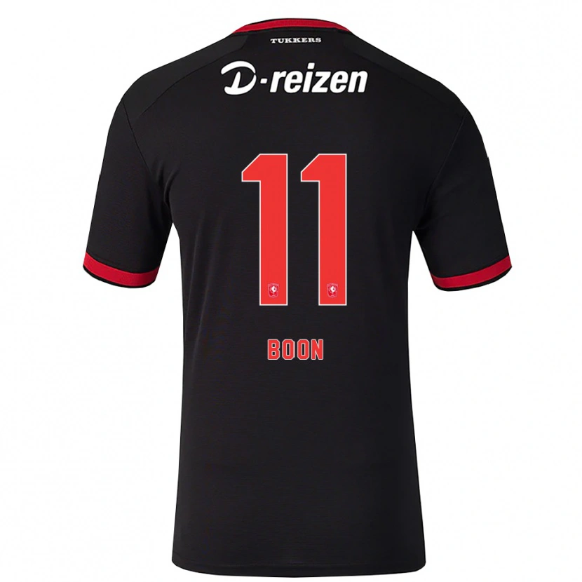 Danxen Herren Damian Boon #11 Rot Weiß Schwarz Auswärtstrikot Trikot 2026/27 T-Shirt Österreich