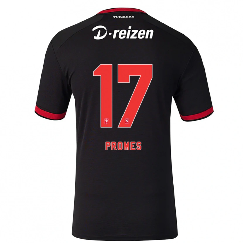 Danxen Herren Rodrigo Promes #17 Rot Weiß Schwarz Auswärtstrikot Trikot 2026/27 T-Shirt Österreich