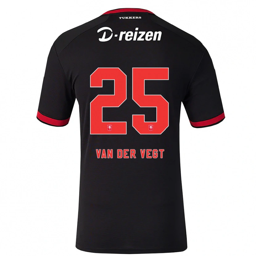 Danxen Herren Imre Van Der Vegt #25 Rot Weiß Schwarz Auswärtstrikot Trikot 2026/27 T-Shirt Österreich