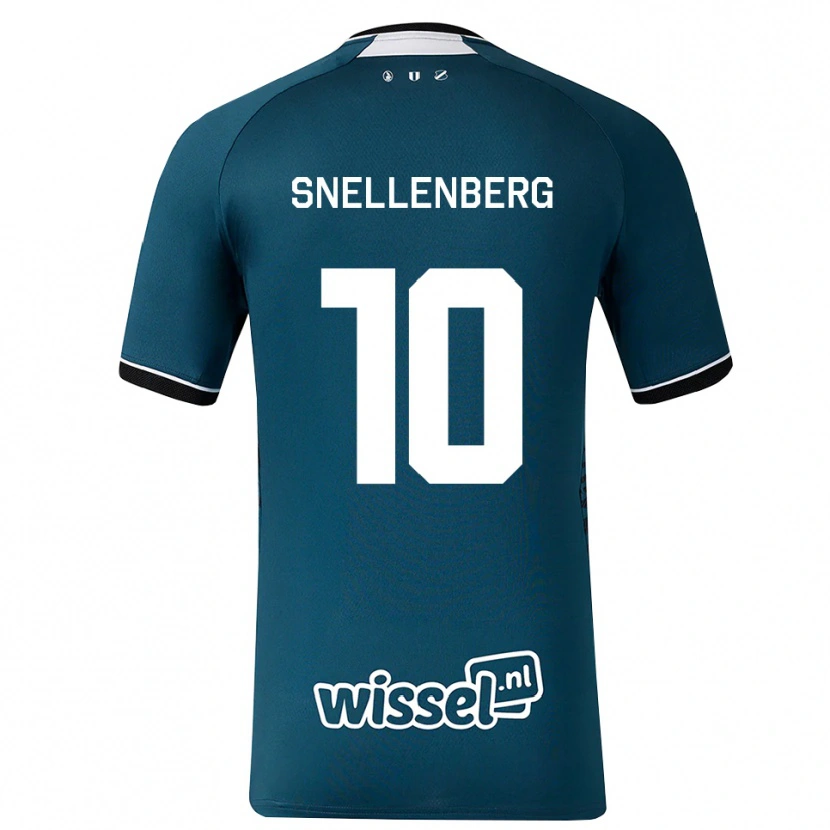 Danxen Herren Maxime Snellenberg #10 Dunkelschiefergrau Weiß Auswärtstrikot Trikot 2026/27 T-Shirt Österreich