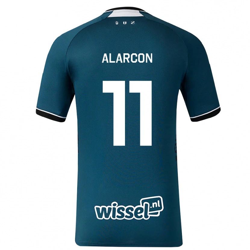 Danxen Herren Ángel Alarcón #11 Dunkelschiefergrau Weiß Auswärtstrikot Trikot 2026/27 T-Shirt Österreich
