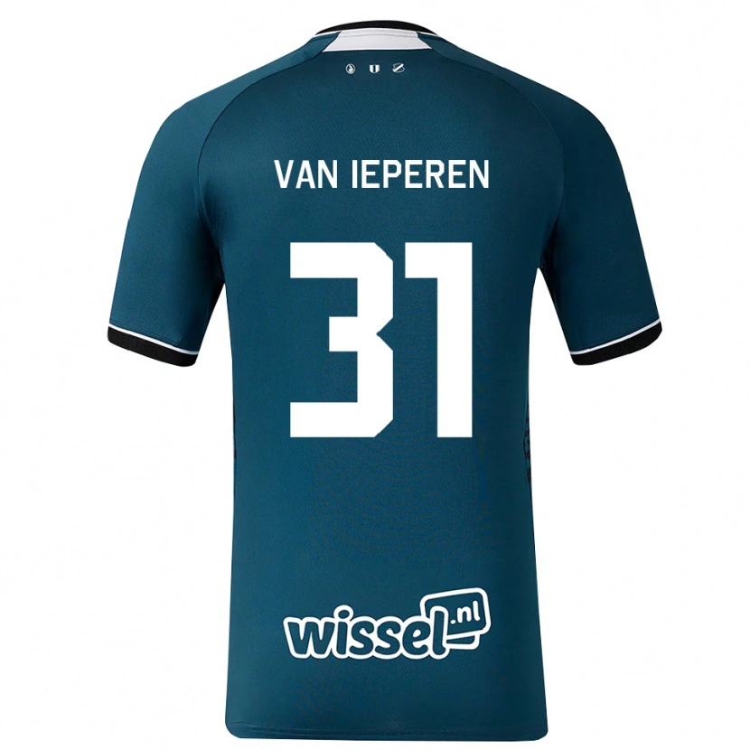 Danxen Herren Julius Van Ieperen #31 Dunkelschiefergrau Weiß Auswärtstrikot Trikot 2026/27 T-Shirt Österreich