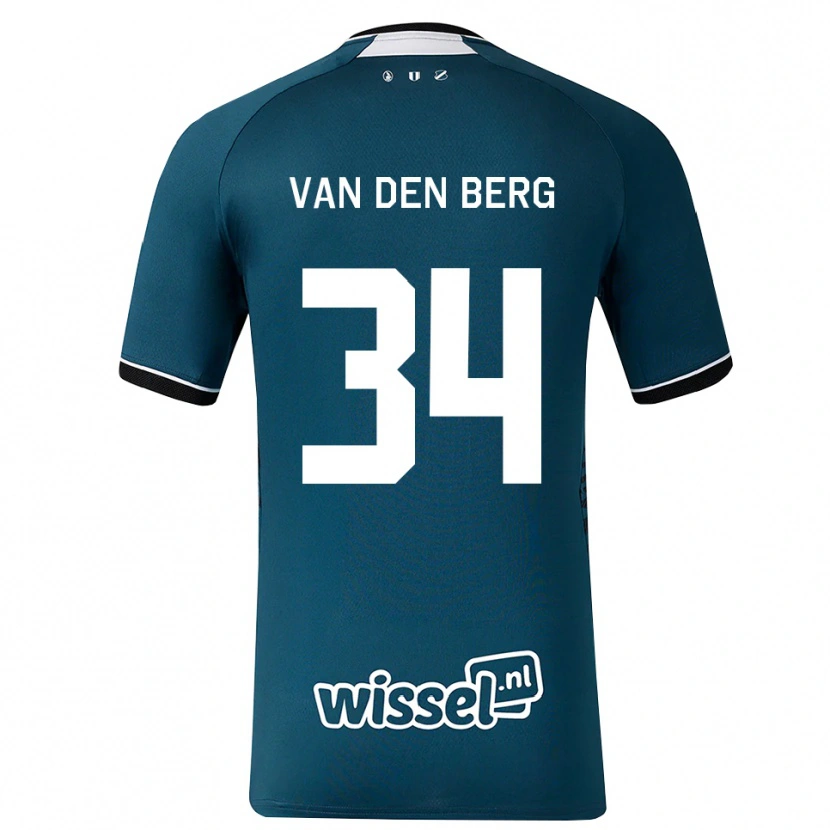 Danxen Herren Davy Van Den Berg #34 Dunkelschiefergrau Weiß Auswärtstrikot Trikot 2026/27 T-Shirt Österreich