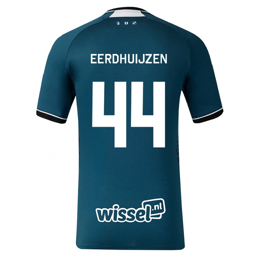 Danxen Herren Mike Eerdhuijzen #44 Dunkelschiefergrau Weiß Auswärtstrikot Trikot 2026/27 T-Shirt Österreich