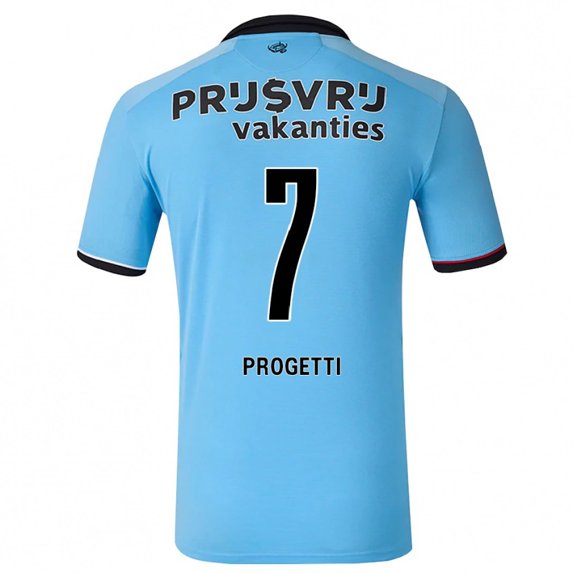 Danxen Herren Vinícius Progetti #7 Tiefhimmelblau Schwarz Rot Auswärtstrikot Trikot 2026/27 T-Shirt Österreich