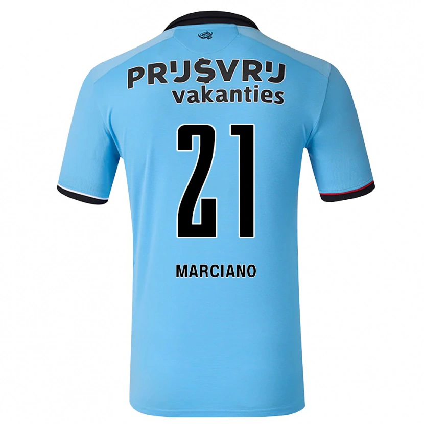 Danxen Herren Ofir Marciano #21 Tiefhimmelblau Schwarz Rot Auswärtstrikot Trikot 2026/27 T-Shirt Österreich