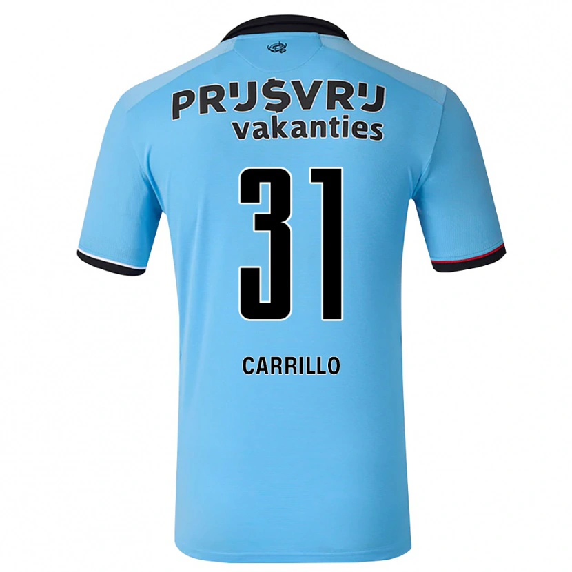 Danxen Herren Stéphano Carrillo #31 Tiefhimmelblau Schwarz Rot Auswärtstrikot Trikot 2026/27 T-Shirt Österreich