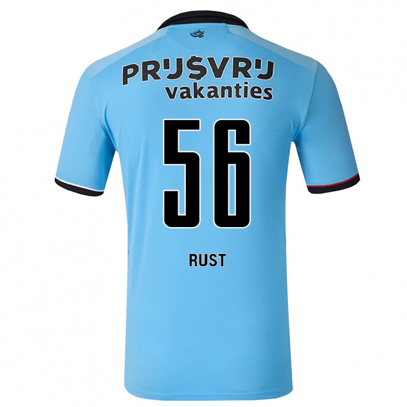 Danxen Herren Fabiano Rust #56 Tiefhimmelblau Schwarz Rot Auswärtstrikot Trikot 2026/27 T-Shirt Österreich