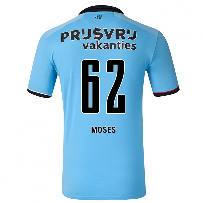 Danxen Herren Troy Moses #62 Tiefhimmelblau Schwarz Rot Auswärtstrikot Trikot 2026/27 T-Shirt Österreich