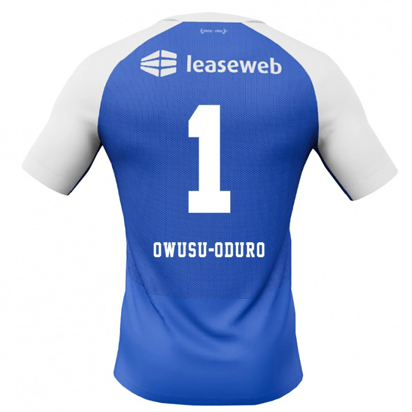 Danxen Herren Rome-Jayden Owusu-Oduro #1 Himmelblau Rot Weiß Auswärtstrikot Trikot 2026/27 T-Shirt Österreich