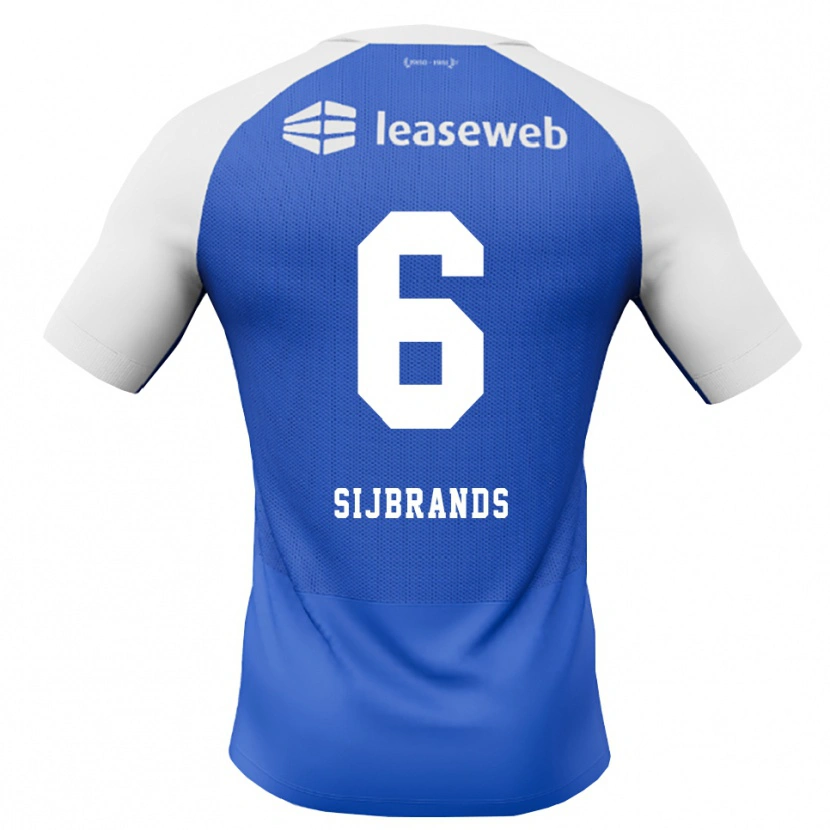 Danxen Herren Julian Sijbrands #6 Himmelblau Rot Weiß Auswärtstrikot Trikot 2026/27 T-Shirt Österreich