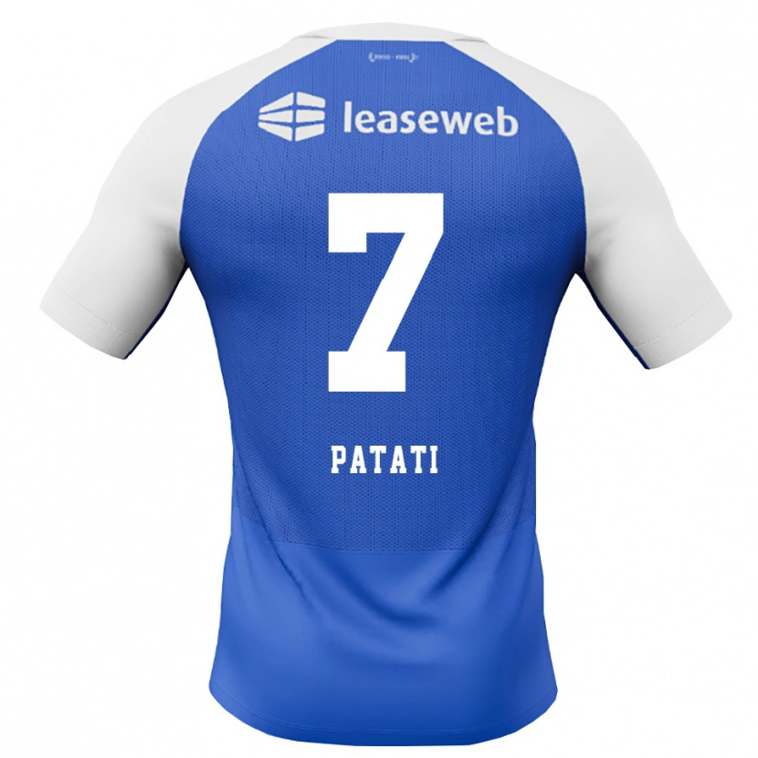 Danxen Herren Weslley Patati #7 Himmelblau Rot Weiß Auswärtstrikot Trikot 2026/27 T-Shirt Österreich