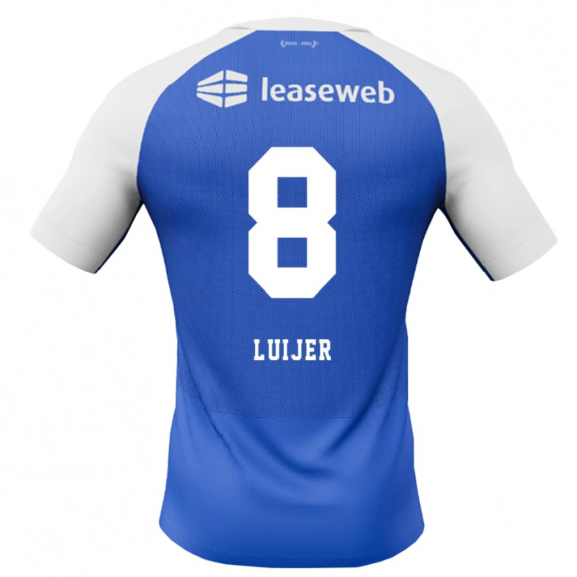 Danxen Herren Rick Luijer #8 Himmelblau Rot Weiß Auswärtstrikot Trikot 2026/27 T-Shirt Österreich