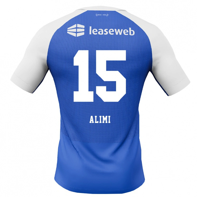 Danxen Herren Fadil Alimi #15 Himmelblau Rot Weiß Auswärtstrikot Trikot 2026/27 T-Shirt Österreich