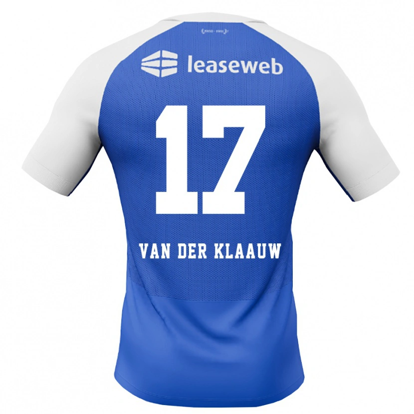 Danxen Herren Deacon Van Der Klaauw #17 Himmelblau Rot Weiß Auswärtstrikot Trikot 2026/27 T-Shirt Österreich