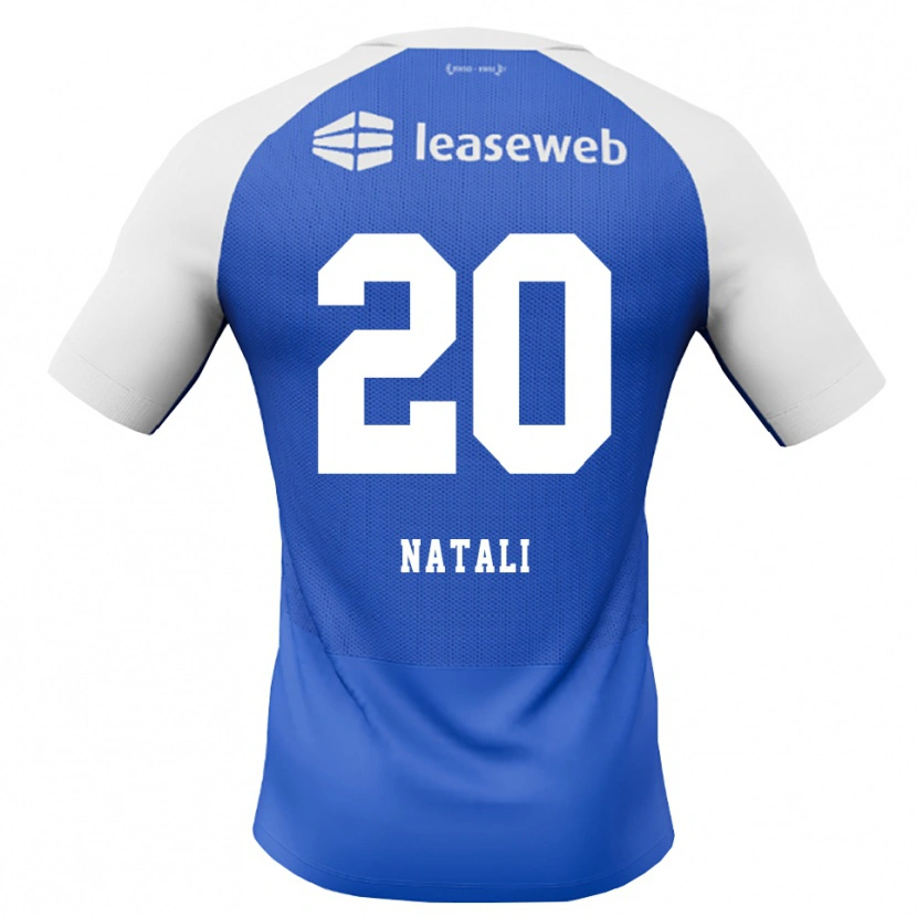 Danxen Herren Andrea Natali #20 Himmelblau Rot Weiß Auswärtstrikot Trikot 2026/27 T-Shirt Österreich