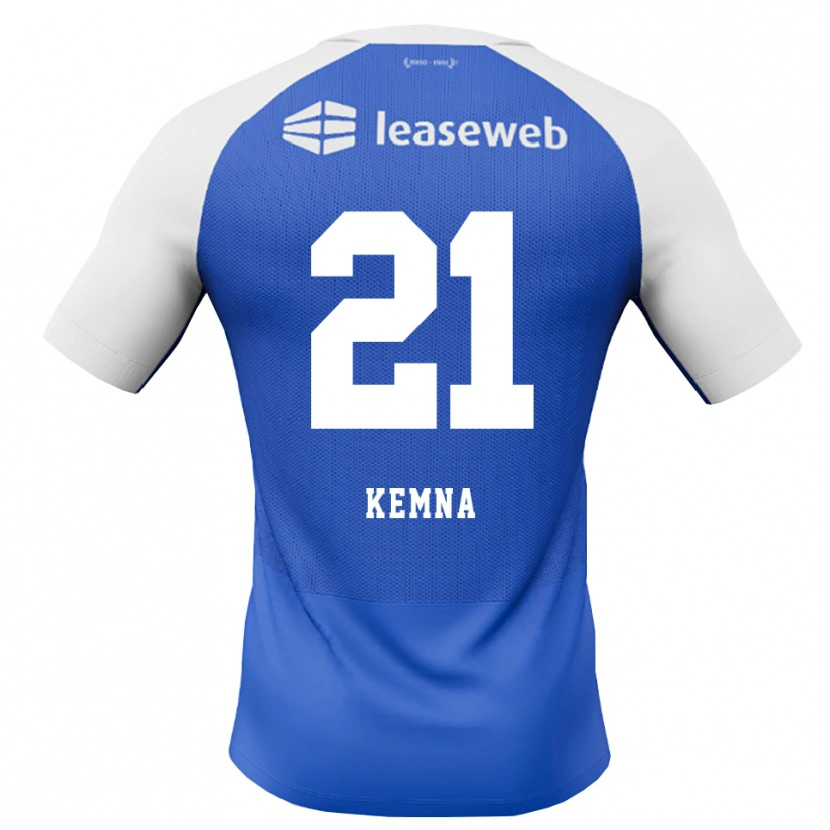 Danxen Herren Ties Kemna #21 Himmelblau Rot Weiß Auswärtstrikot Trikot 2026/27 T-Shirt Österreich