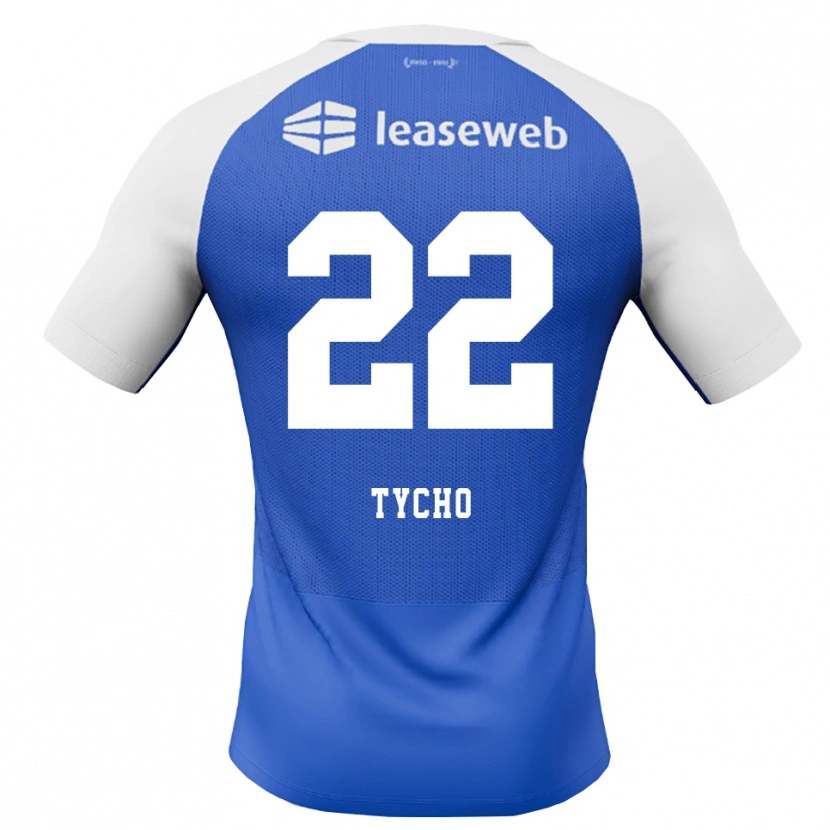 Danxen Herren Tycho De Wit #22 Himmelblau Rot Weiß Auswärtstrikot Trikot 2026/27 T-Shirt Österreich