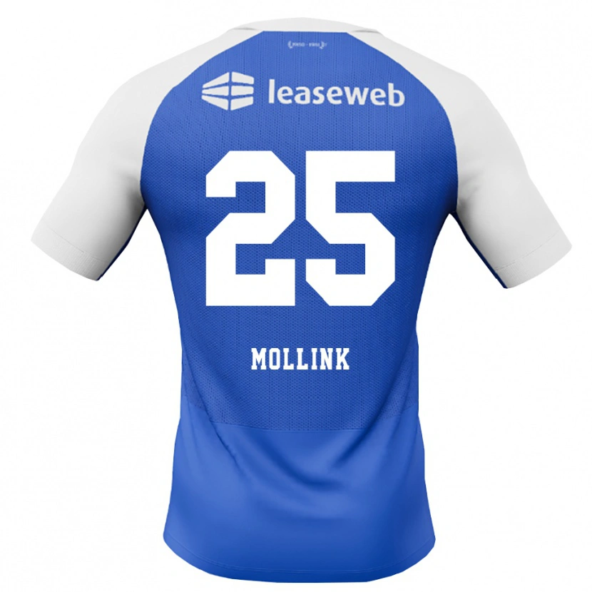Danxen Herren Yaël Mollink #25 Himmelblau Rot Weiß Auswärtstrikot Trikot 2026/27 T-Shirt Österreich