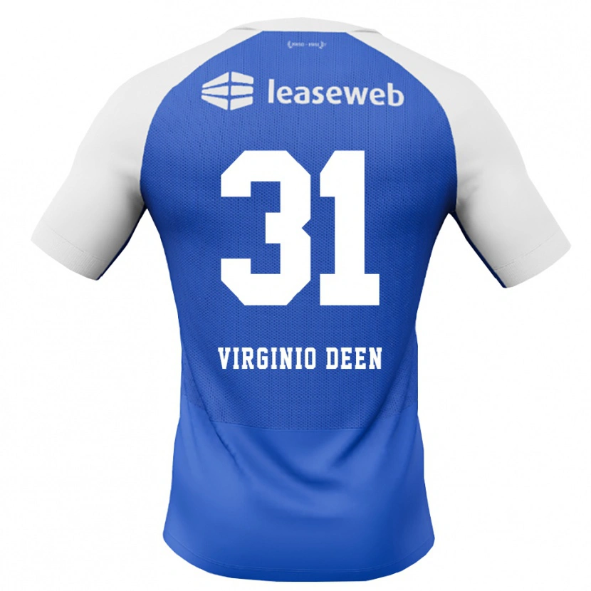 Danxen Herren Daniël Virginio Deen #31 Himmelblau Rot Weiß Auswärtstrikot Trikot 2026/27 T-Shirt Österreich