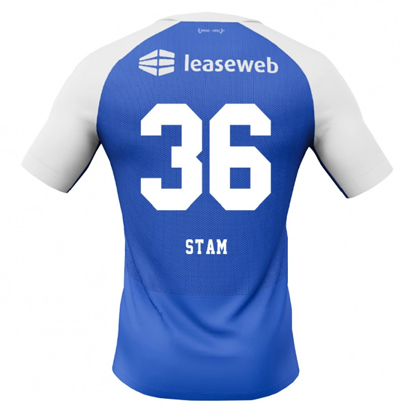 Danxen Herren Finn Stam #36 Himmelblau Rot Weiß Auswärtstrikot Trikot 2026/27 T-Shirt Österreich