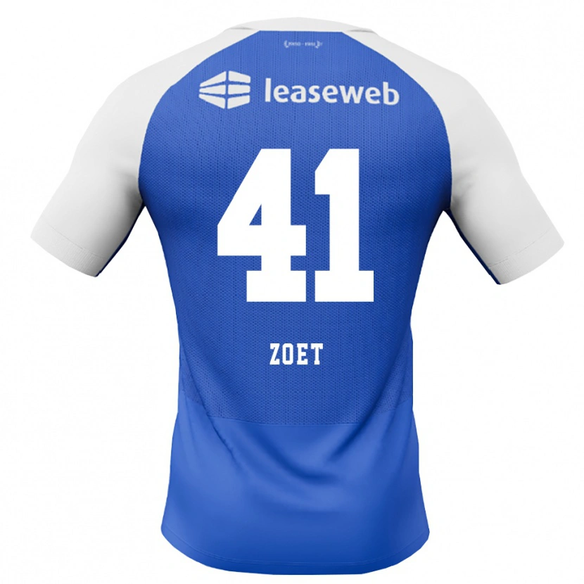 Danxen Herren Jeroen Zoet #41 Himmelblau Rot Weiß Auswärtstrikot Trikot 2026/27 T-Shirt Österreich