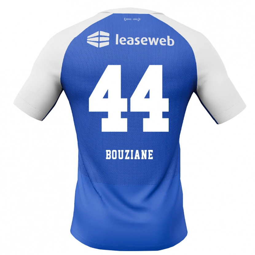 Danxen Herren Wassim Bouziane #44 Himmelblau Rot Weiß Auswärtstrikot Trikot 2026/27 T-Shirt Österreich