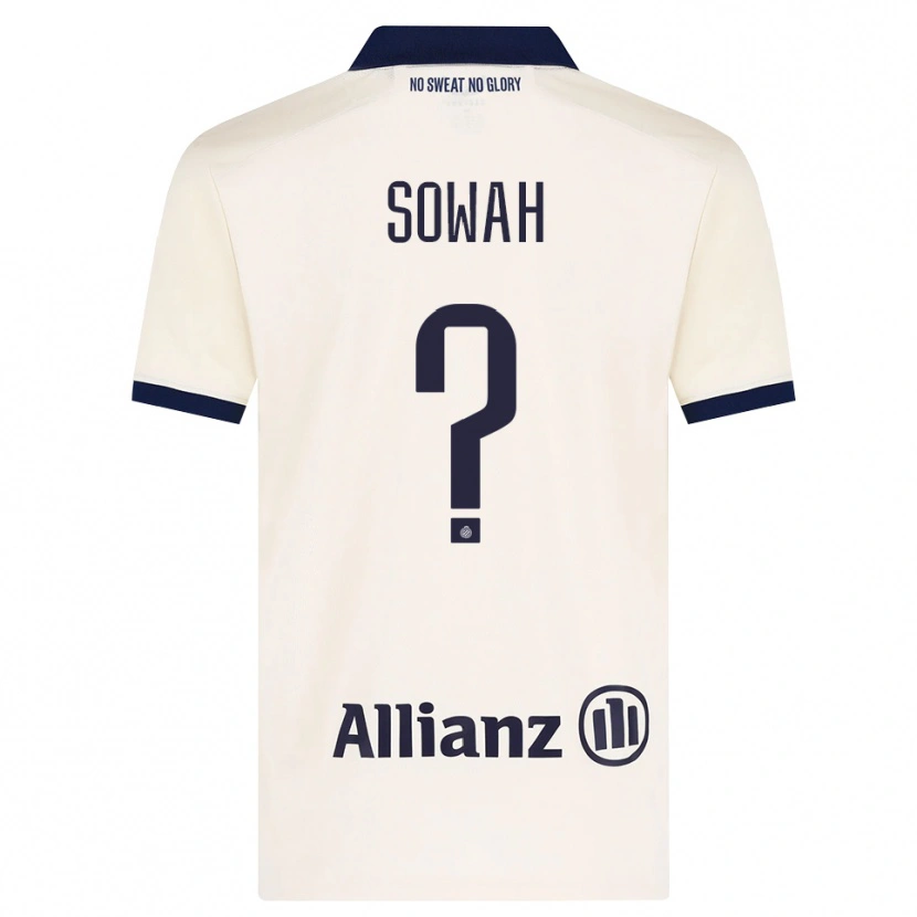 Danxen Herren Kamal Sowah #0 Beige Schwarz Auswärtstrikot Trikot 2026/27 T-Shirt Österreich
