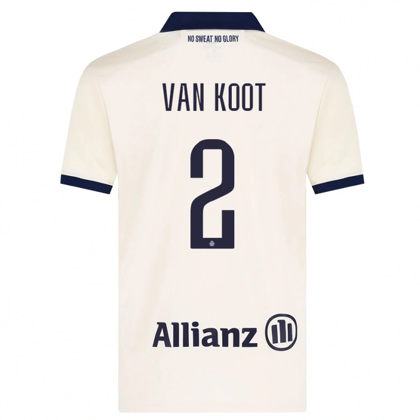 Danxen Herren Moïsa Van Koot #2 Beige Schwarz Auswärtstrikot Trikot 2026/27 T-Shirt Österreich