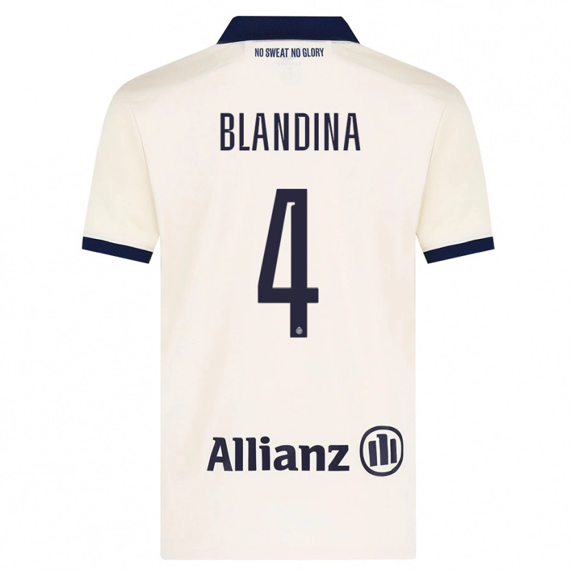 Danxen Herren Noham Blandina #4 Beige Schwarz Auswärtstrikot Trikot 2026/27 T-Shirt Österreich
