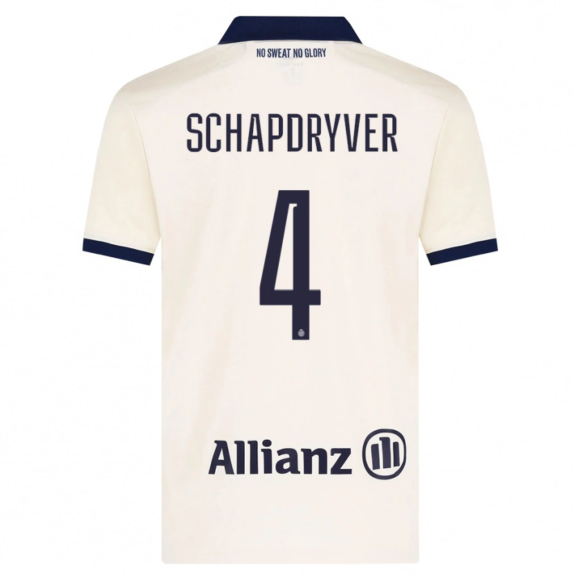 Danxen Herren Emely Schapdryver #4 Beige Schwarz Auswärtstrikot Trikot 2026/27 T-Shirt Österreich