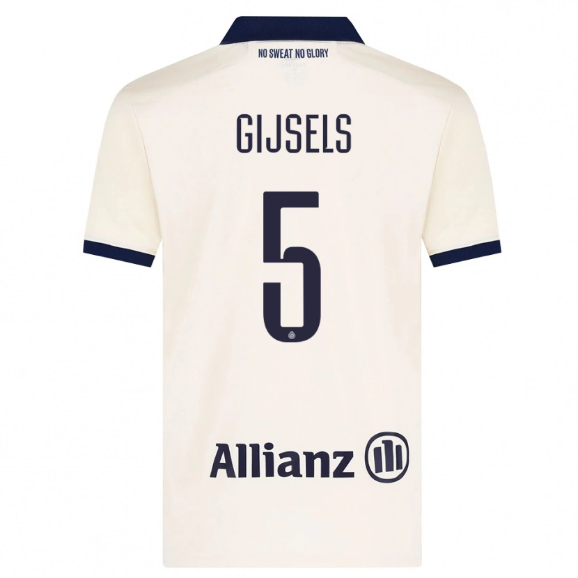 Danxen Herren Kellen Gijsels #5 Beige Schwarz Auswärtstrikot Trikot 2026/27 T-Shirt Österreich