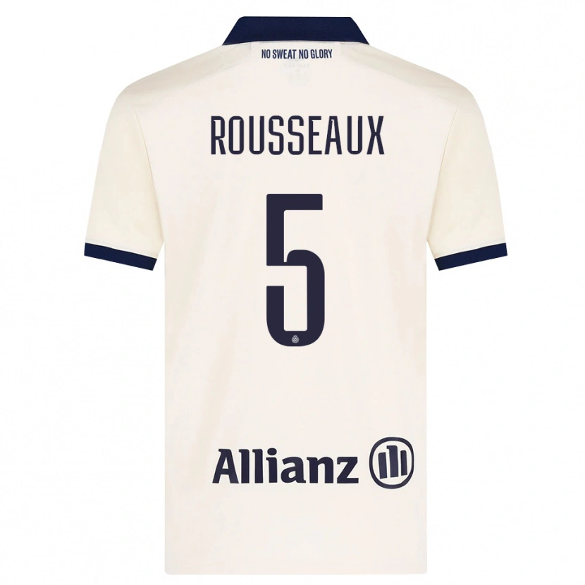 Danxen Herren Luca Rousseaux #5 Beige Schwarz Auswärtstrikot Trikot 2026/27 T-Shirt Österreich
