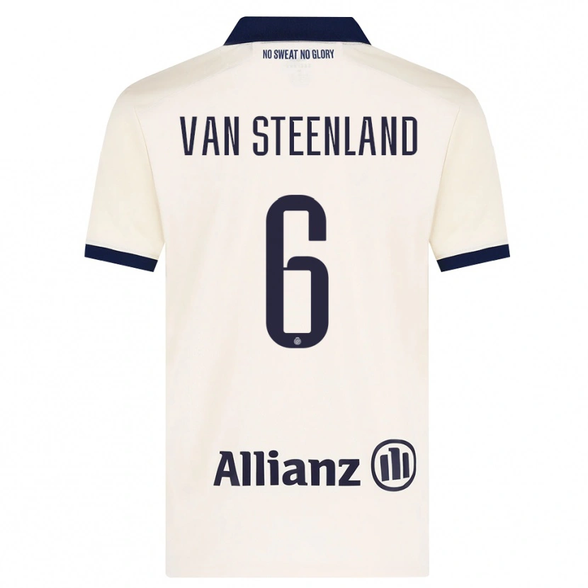 Danxen Herren Gilles Van Steenland #6 Beige Schwarz Auswärtstrikot Trikot 2026/27 T-Shirt Österreich