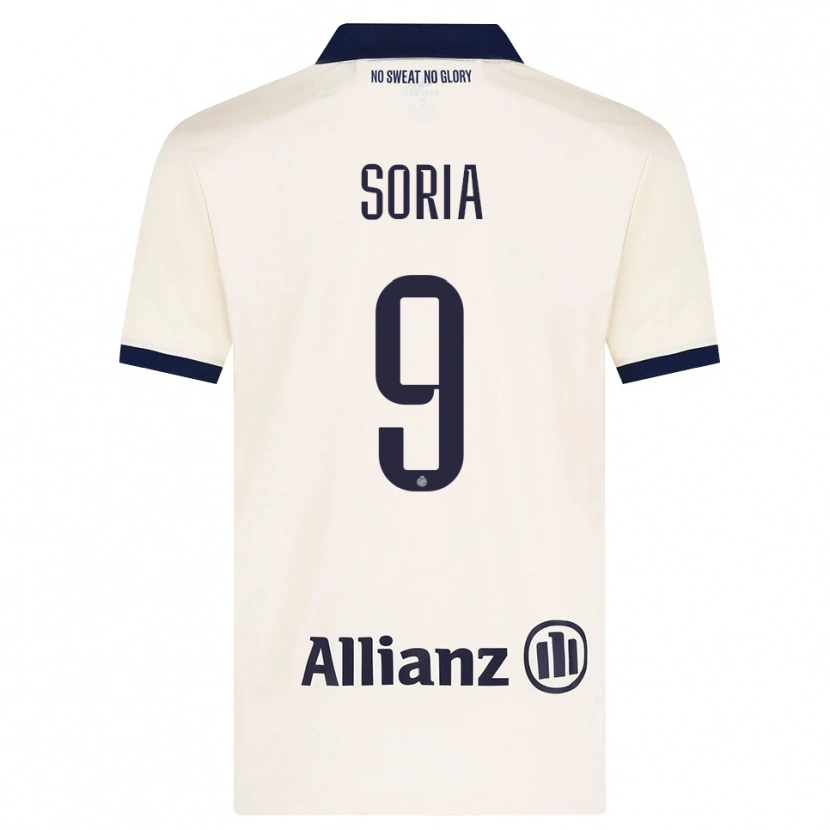 Danxen Herren Matteo Soria #9 Beige Schwarz Auswärtstrikot Trikot 2026/27 T-Shirt Österreich
