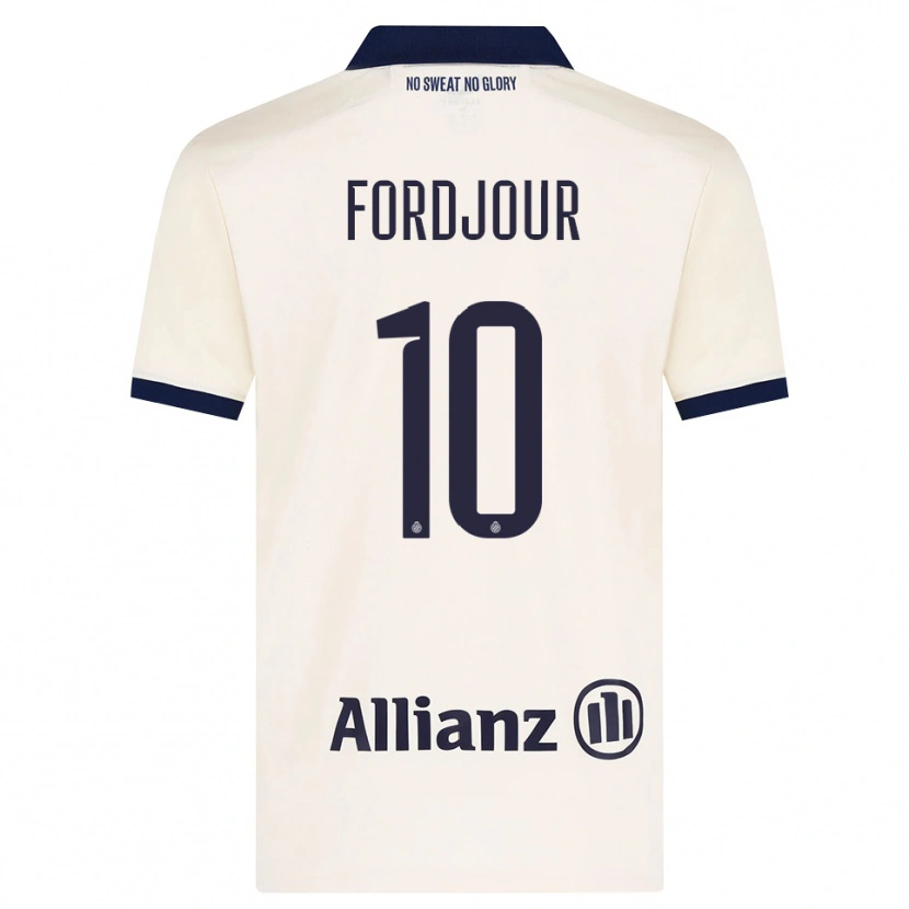 Danxen Herren Richmond Fordjour #10 Beige Schwarz Auswärtstrikot Trikot 2026/27 T-Shirt Österreich