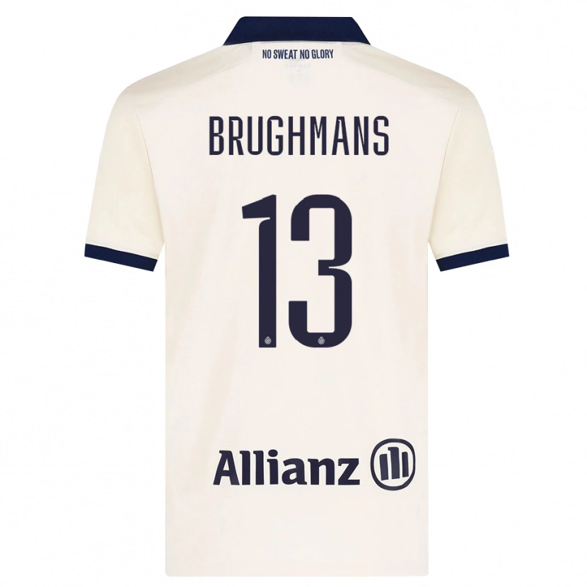Danxen Herren Beau Brughmans #13 Beige Schwarz Auswärtstrikot Trikot 2026/27 T-Shirt Österreich