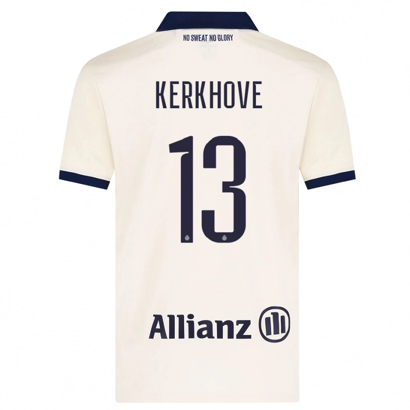 Danxen Herren Angel Kerkhove #13 Beige Schwarz Auswärtstrikot Trikot 2026/27 T-Shirt Österreich