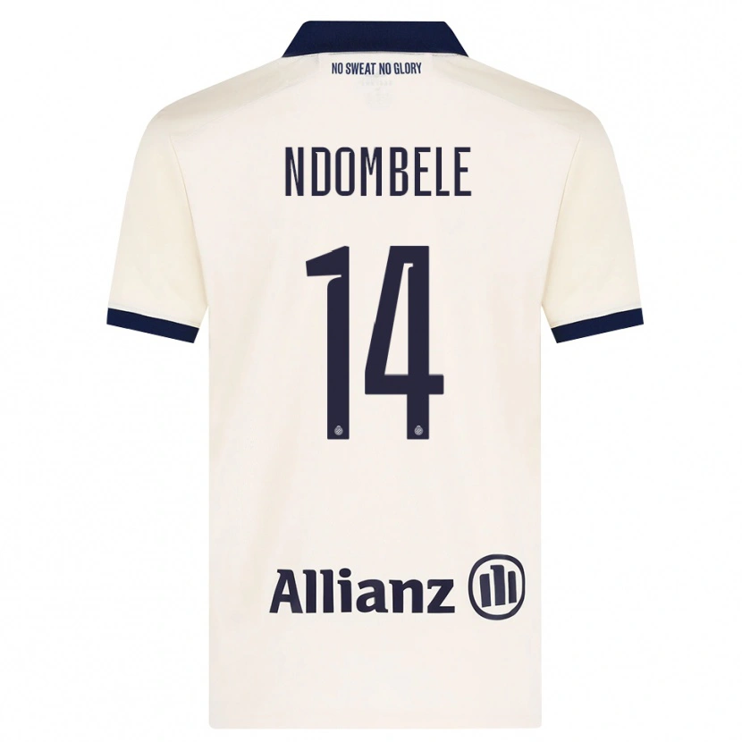 Danxen Herren Don Ndombele #14 Beige Schwarz Auswärtstrikot Trikot 2026/27 T-Shirt Österreich