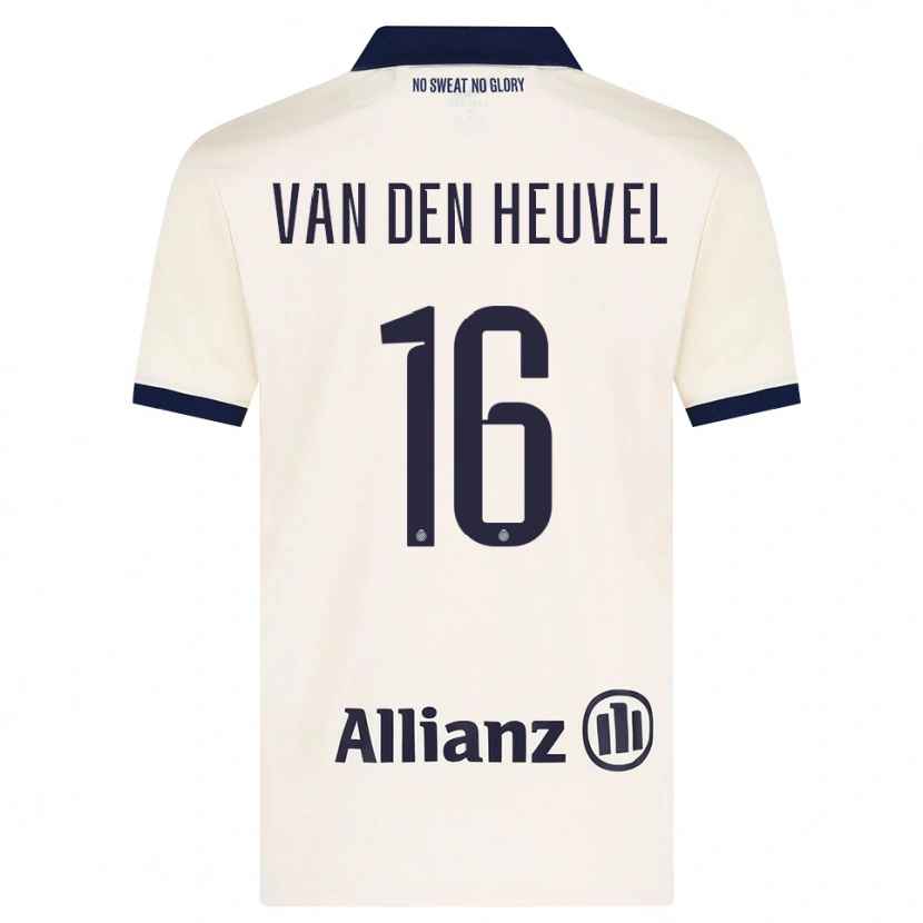 Danxen Herren Dani Van Den Heuvel #16 Beige Schwarz Auswärtstrikot Trikot 2026/27 T-Shirt Österreich