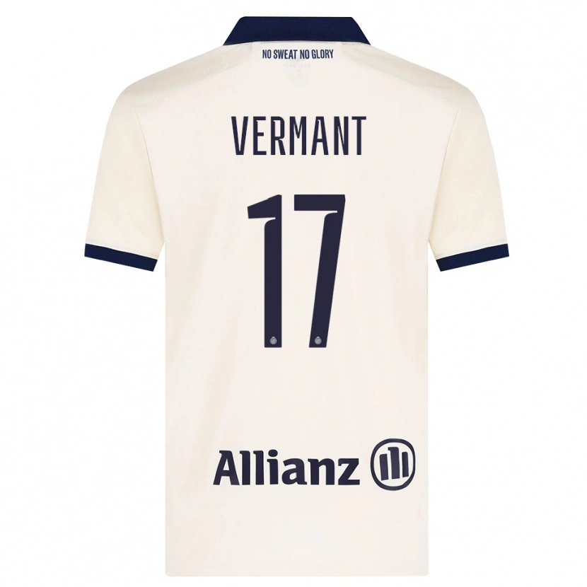 Danxen Herren Romeo Vermant #17 Beige Schwarz Auswärtstrikot Trikot 2026/27 T-Shirt Österreich