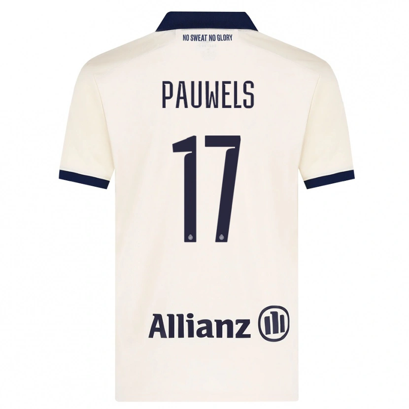 Danxen Herren Fleur Pauwels #17 Beige Schwarz Auswärtstrikot Trikot 2026/27 T-Shirt Österreich