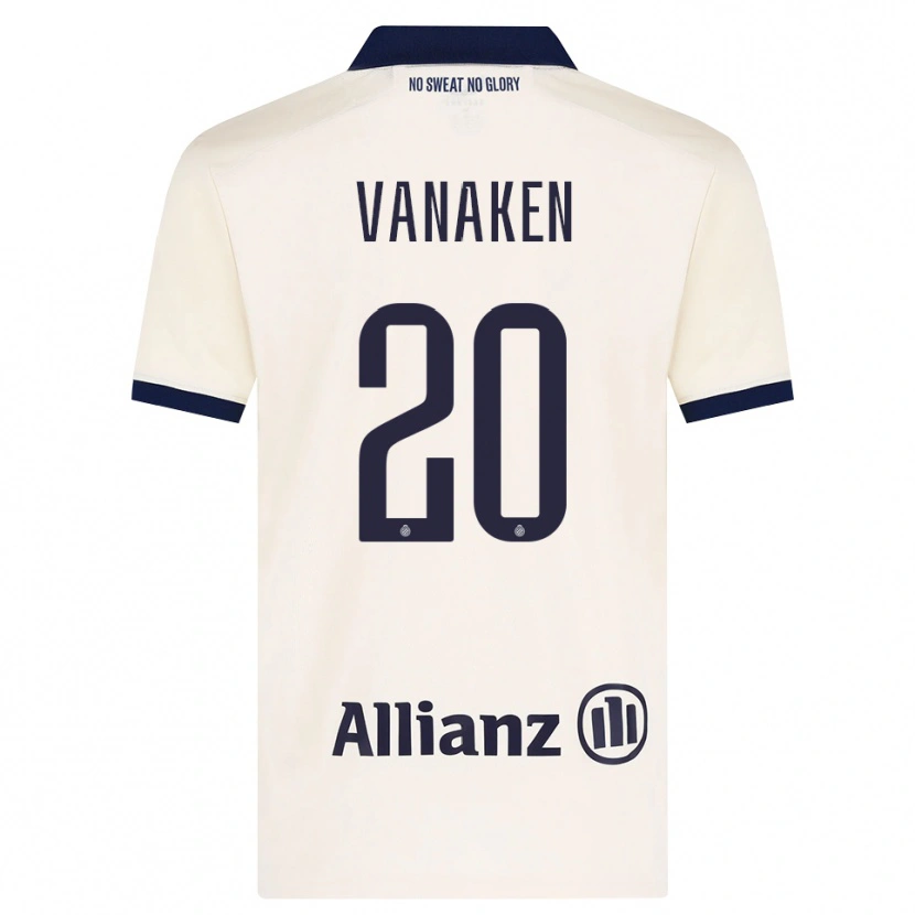 Danxen Herren Hans Vanaken #20 Beige Schwarz Auswärtstrikot Trikot 2026/27 T-Shirt Österreich