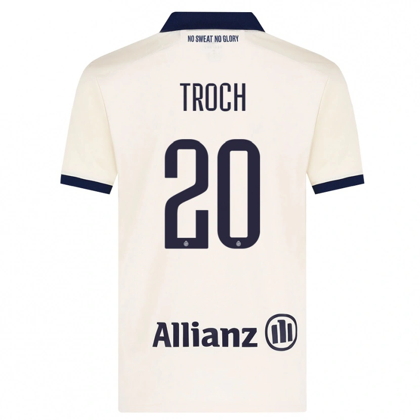 Danxen Herren Stan Troch #20 Beige Schwarz Auswärtstrikot Trikot 2026/27 T-Shirt Österreich